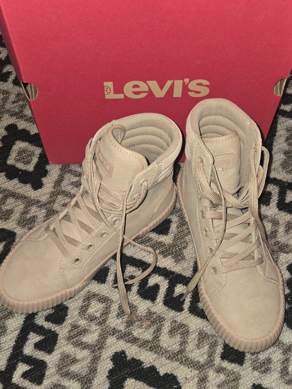 Levi's Women's High-Top Sneakers in Taupe